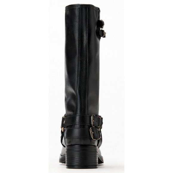 Steve Madden Women's Astor Black Leather Boots Size 8 M - Picture 6 of 8